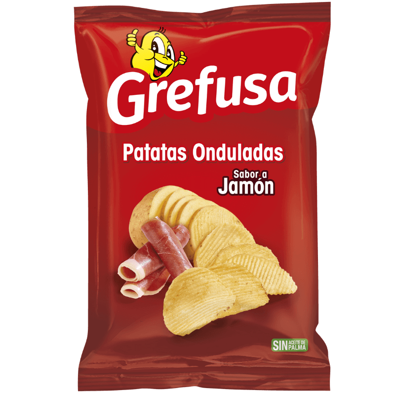 GREFUSA PATATAS OND JAMON 41G