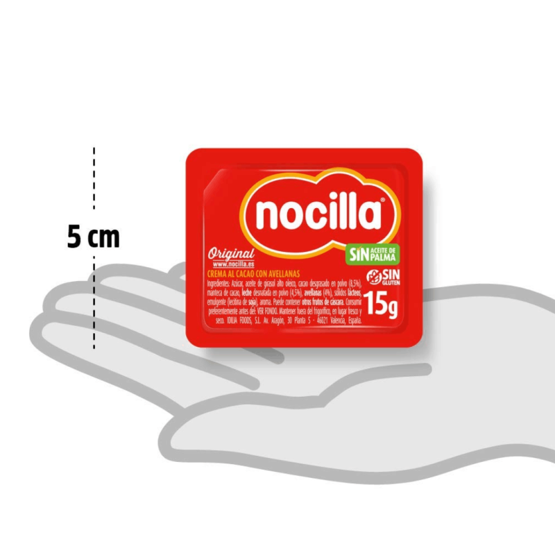 Nocilla original en porciones 15g (72u)