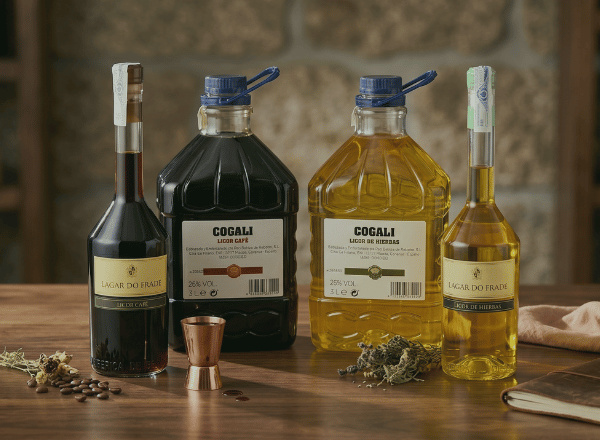 Licores, aguardientes y destilados para restauración — El Aceitunero