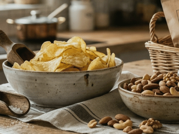 Snacks, patatas fritas y frutos secos — Grefusa y más marcas en El Aceitunero